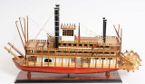 Wooden Model Boat King of Mississippi